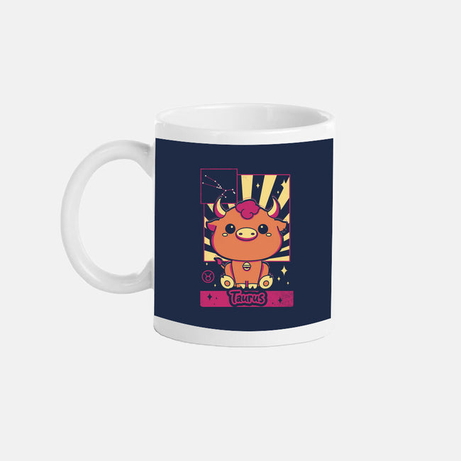 Kawaii Zodiac Taurus-None-Mug-Drinkware-Donnie