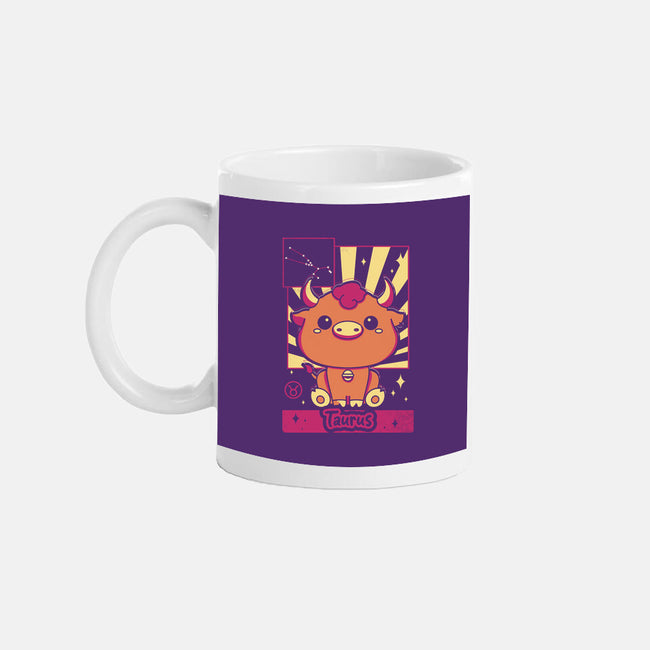 Kawaii Zodiac Taurus-None-Mug-Drinkware-Donnie
