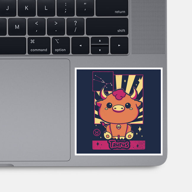 Kawaii Zodiac Taurus-None-Glossy-Sticker-Donnie