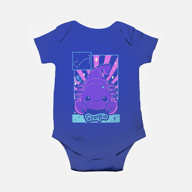 Kawaii Zodiac Scorpio-Baby-Basic-Onesie-Donnie