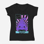 Kawaii Zodiac Scorpio-Womens-V-Neck-Tee-Donnie