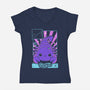 Kawaii Zodiac Scorpio-Womens-V-Neck-Tee-Donnie