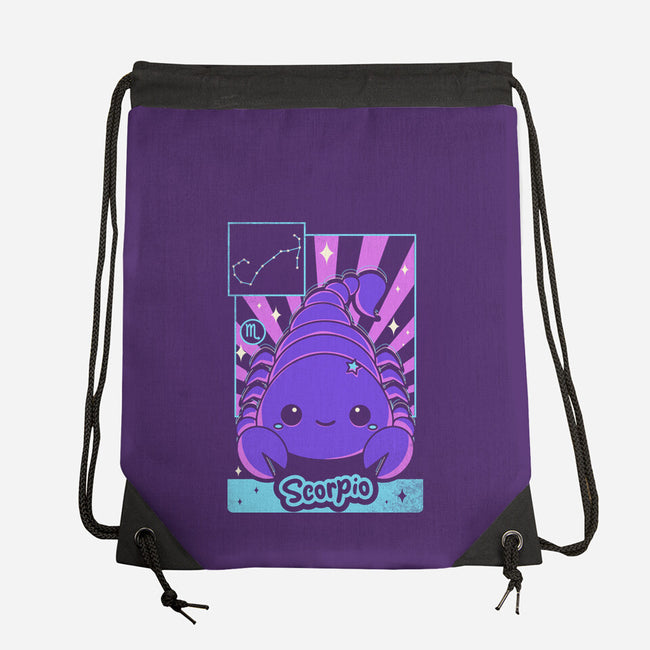 Kawaii Zodiac Scorpio-None-Drawstring-Bag-Donnie
