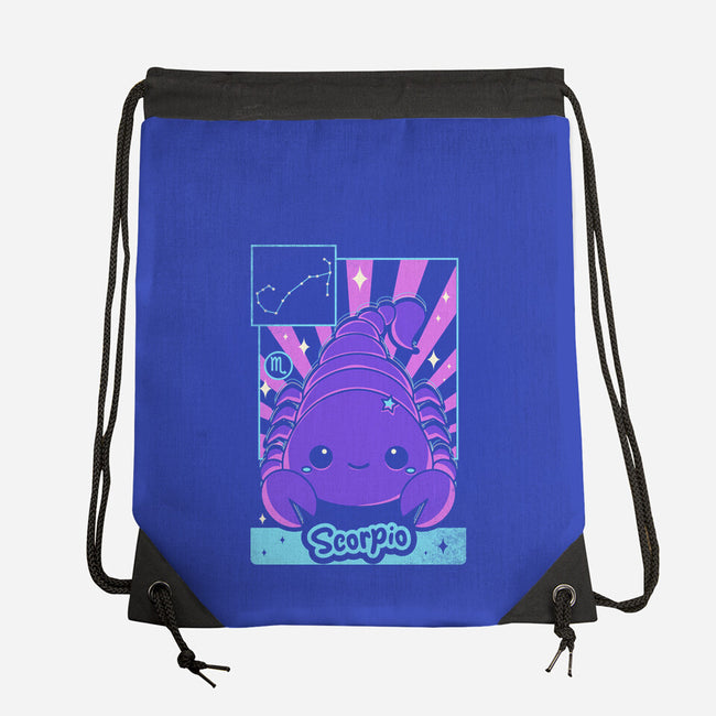 Kawaii Zodiac Scorpio-None-Drawstring-Bag-Donnie