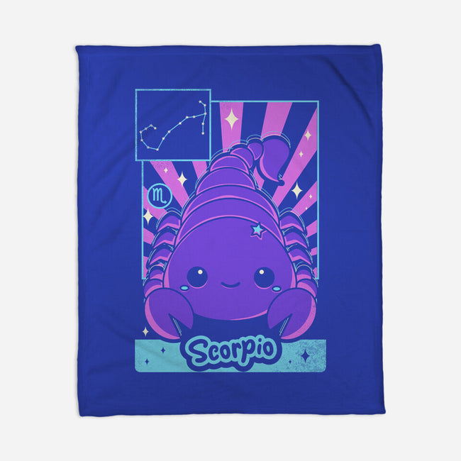 Kawaii Zodiac Scorpio-None-Fleece-Blanket-Donnie