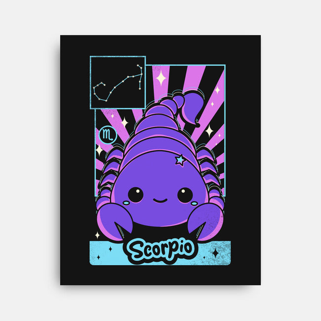 Kawaii Zodiac Scorpio-None-Stretched-Canvas-Donnie