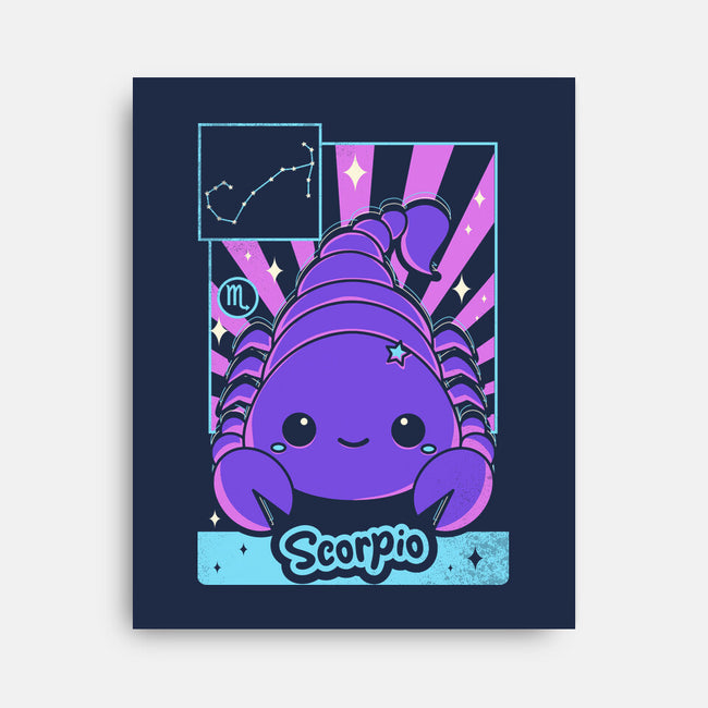 Kawaii Zodiac Scorpio-None-Stretched-Canvas-Donnie