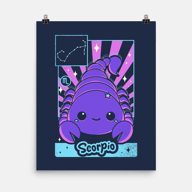 Kawaii Zodiac Scorpio-None-Matte-Poster-Donnie