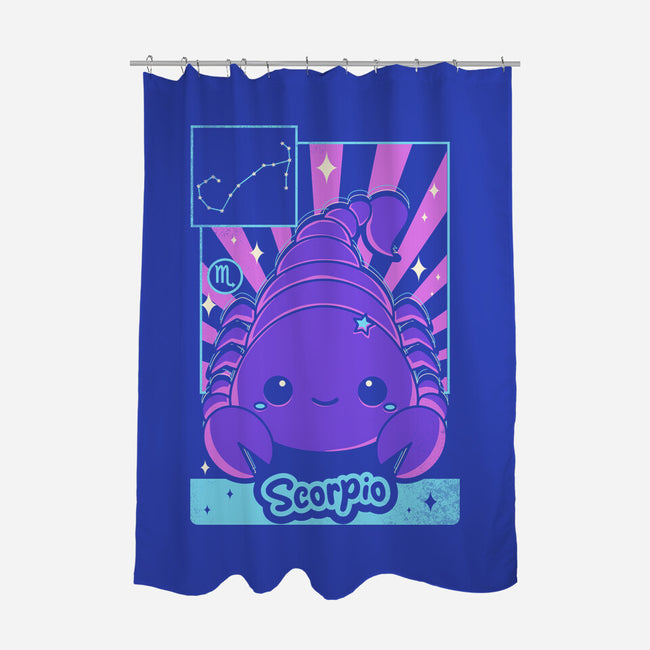 Kawaii Zodiac Scorpio-None-Polyester-Shower Curtain-Donnie