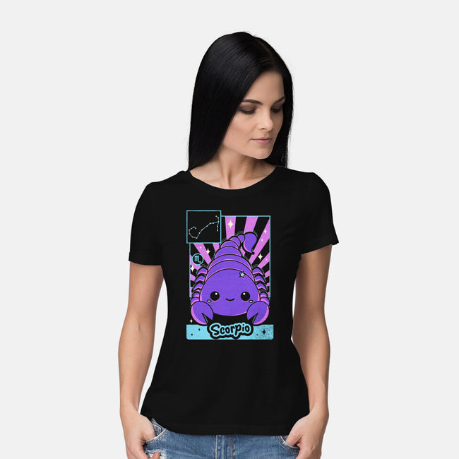 Kawaii Zodiac Scorpio-Womens-Basic-Tee-Donnie