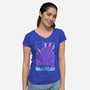 Kawaii Zodiac Scorpio-Womens-V-Neck-Tee-Donnie