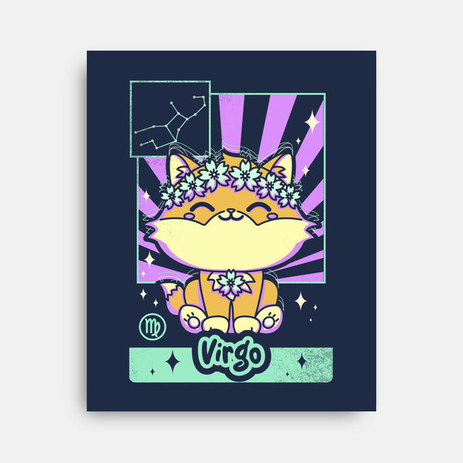 Kawaii Zodiac Virgo-None-Stretched-Canvas-Donnie