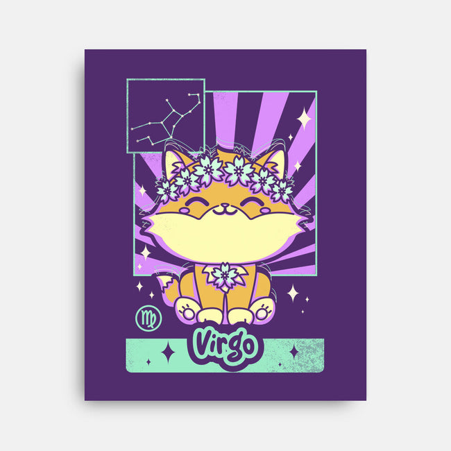 Kawaii Zodiac Virgo-None-Stretched-Canvas-Donnie