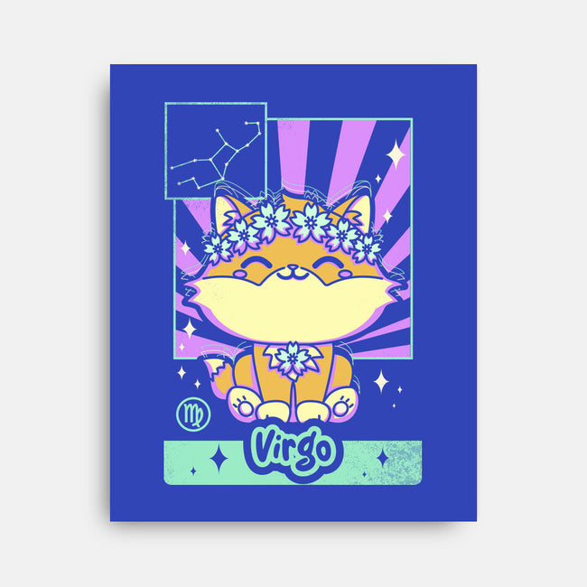 Kawaii Zodiac Virgo-None-Stretched-Canvas-Donnie