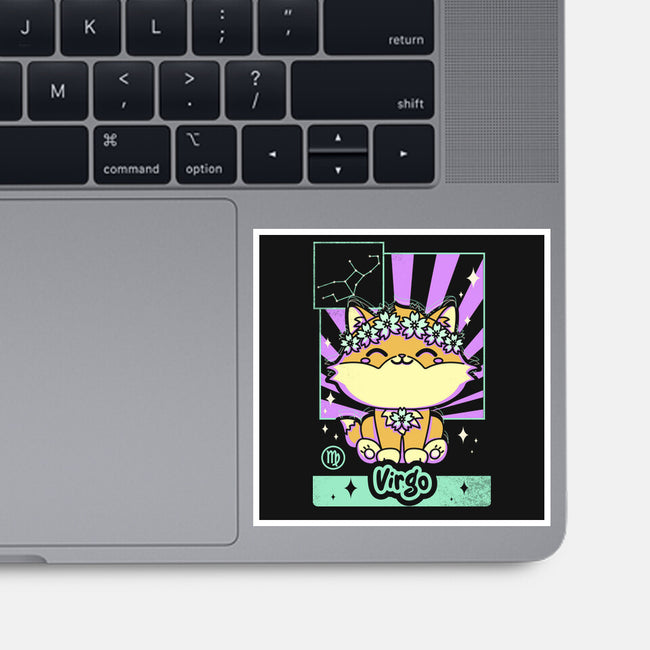 Kawaii Zodiac Virgo-None-Glossy-Sticker-Donnie