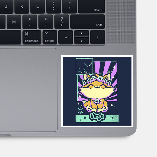Kawaii Zodiac Virgo-None-Glossy-Sticker-Donnie
