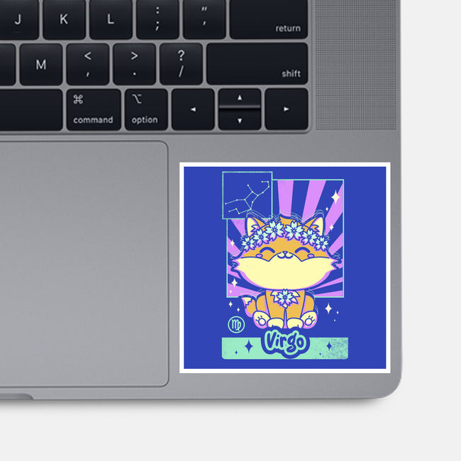 Kawaii Zodiac Virgo-None-Glossy-Sticker-Donnie