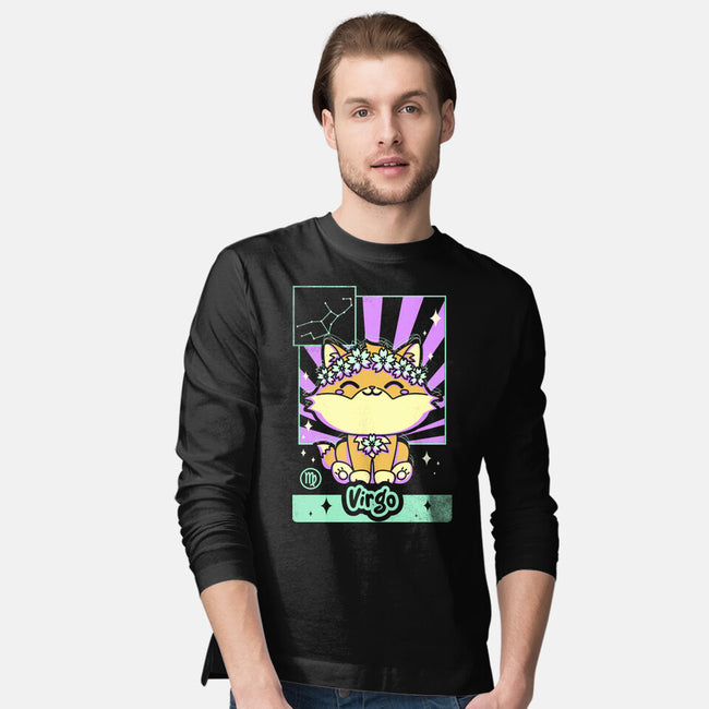 Kawaii Zodiac Virgo-Mens-Long Sleeved-Tee-Donnie
