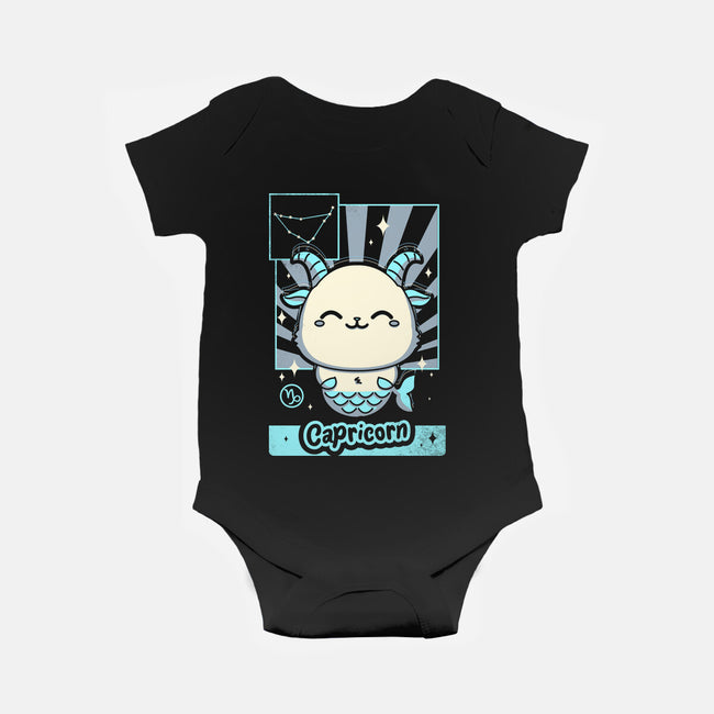Kawaii Zodiac Capricorn-Baby-Basic-Onesie-Donnie