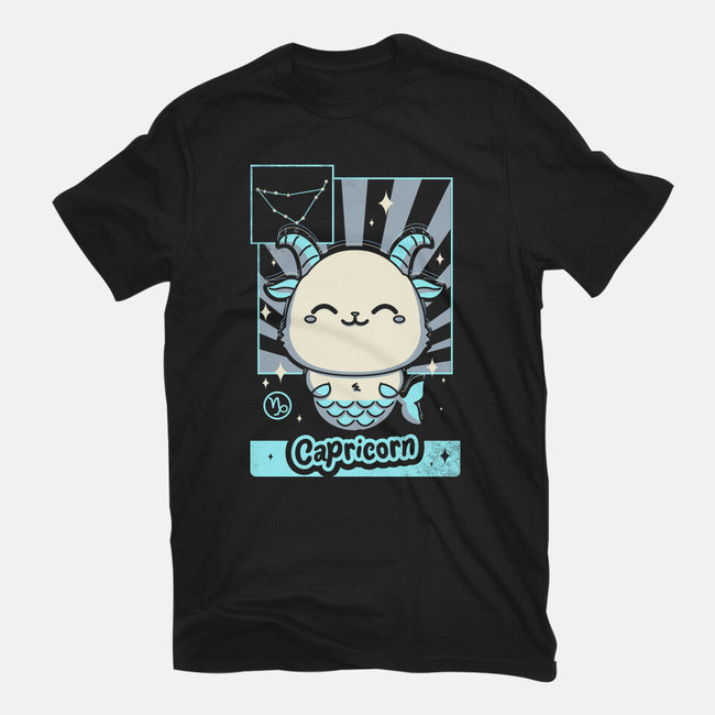 Kawaii Zodiac Capricorn-Womens-Basic-Tee-Donnie