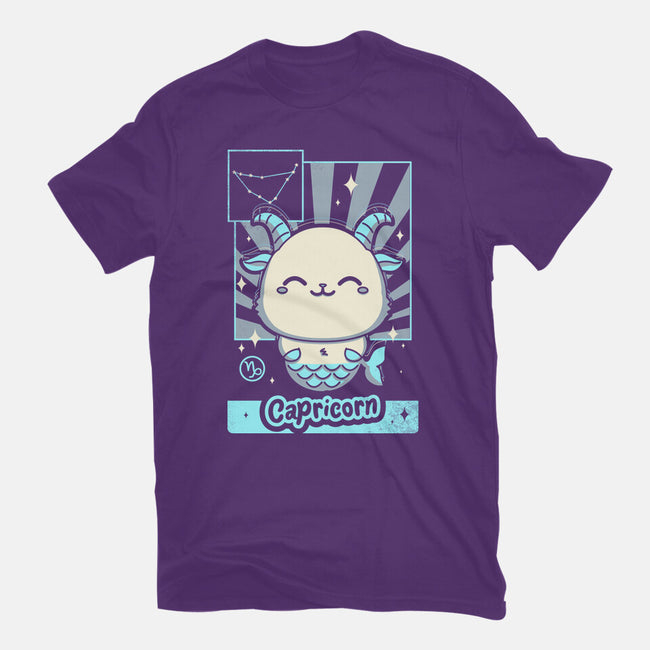 Kawaii Zodiac Capricorn-Womens-Fitted-Tee-Donnie