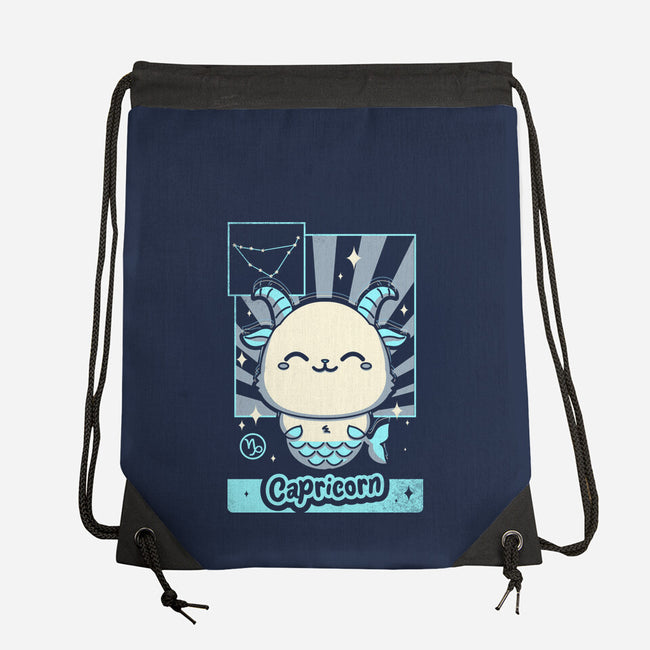 Kawaii Zodiac Capricorn-None-Drawstring-Bag-Donnie