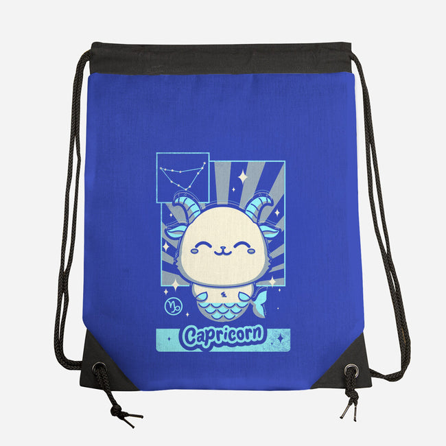 Kawaii Zodiac Capricorn-None-Drawstring-Bag-Donnie