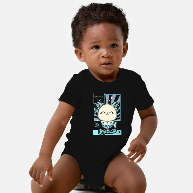 Kawaii Zodiac Capricorn-Baby-Basic-Onesie-Donnie