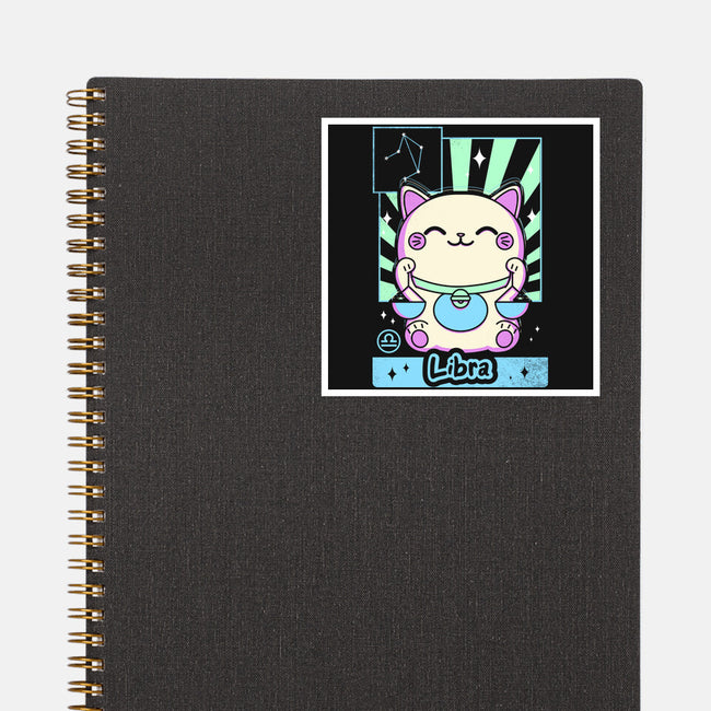 Kawaii Zodiac Libra-None-Glossy-Sticker-Donnie