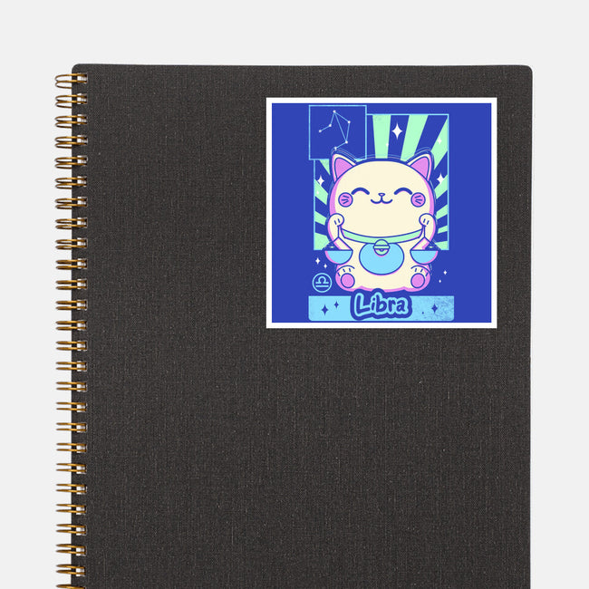 Kawaii Zodiac Libra-None-Glossy-Sticker-Donnie