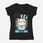 Kawaii Zodiac Libra-Womens-V-Neck-Tee-Donnie