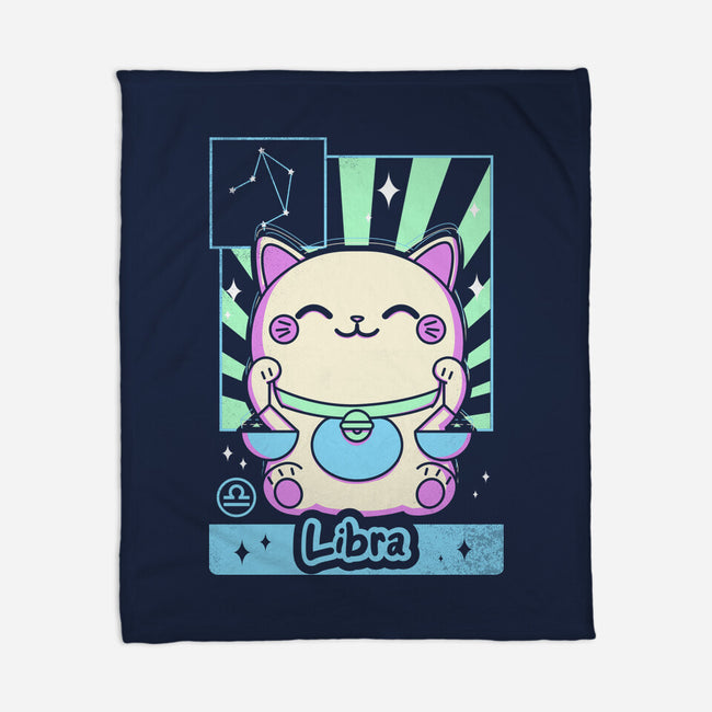 Kawaii Zodiac Libra-None-Fleece-Blanket-Donnie