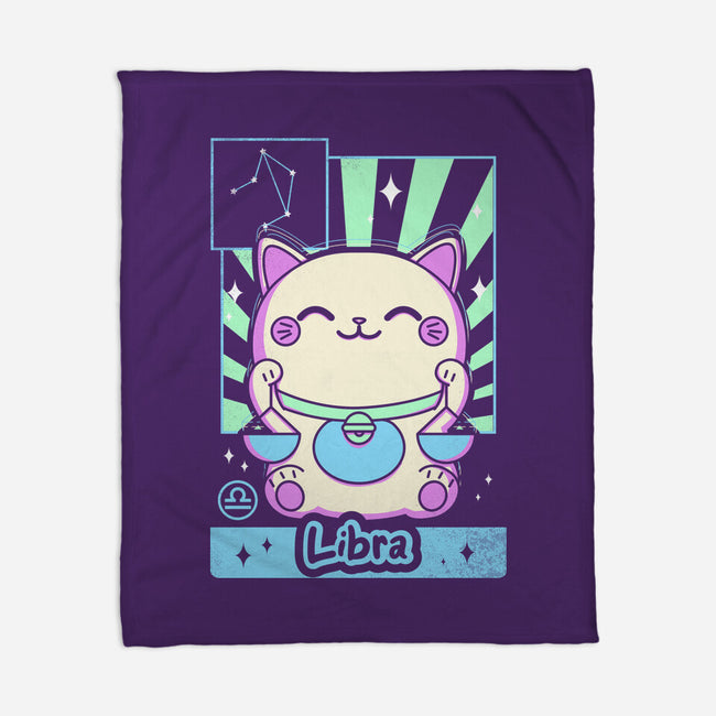 Kawaii Zodiac Libra-None-Fleece-Blanket-Donnie