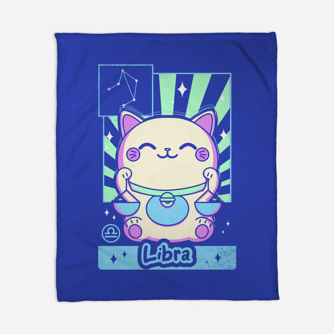 Kawaii Zodiac Libra-None-Fleece-Blanket-Donnie