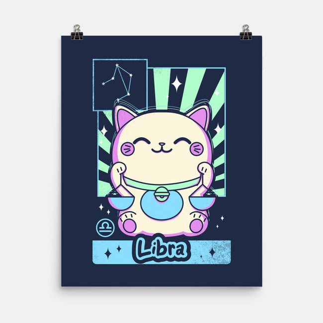 Kawaii Zodiac Libra-None-Matte-Poster-Donnie