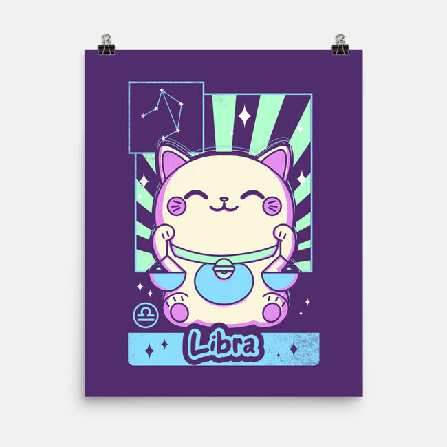 Kawaii Zodiac Libra-None-Matte-Poster-Donnie