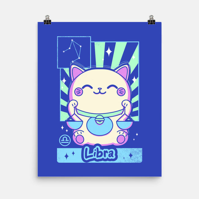 Kawaii Zodiac Libra-None-Matte-Poster-Donnie