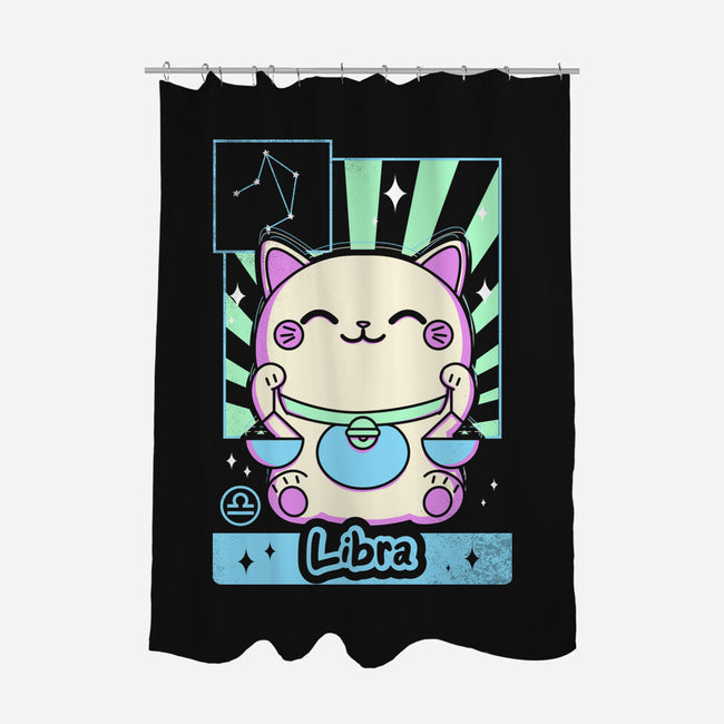 Kawaii Zodiac Libra-None-Polyester-Shower Curtain-Donnie