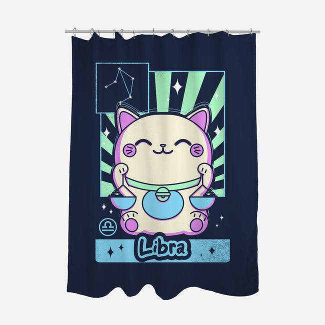 Kawaii Zodiac Libra-None-Polyester-Shower Curtain-Donnie