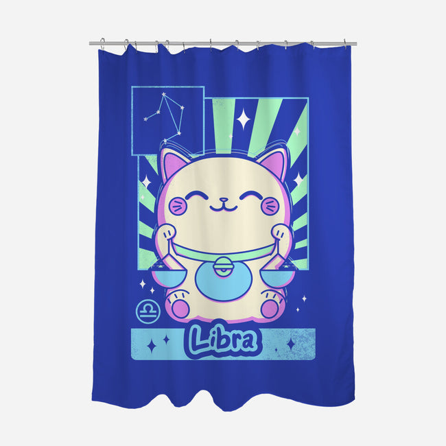 Kawaii Zodiac Libra-None-Polyester-Shower Curtain-Donnie