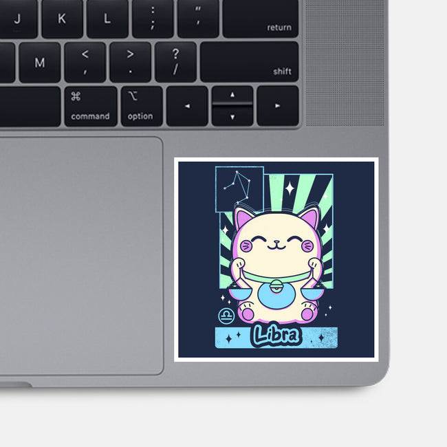 Kawaii Zodiac Libra-None-Glossy-Sticker-Donnie