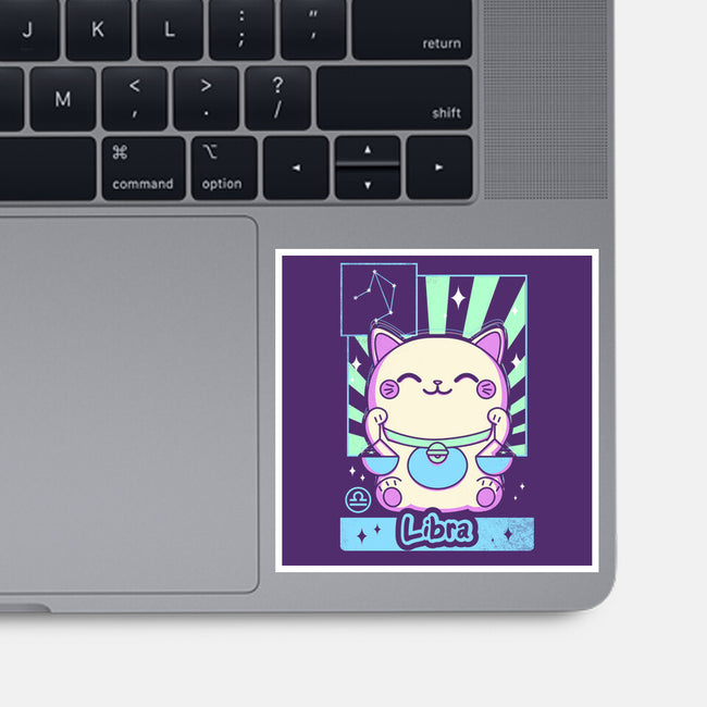 Kawaii Zodiac Libra-None-Glossy-Sticker-Donnie