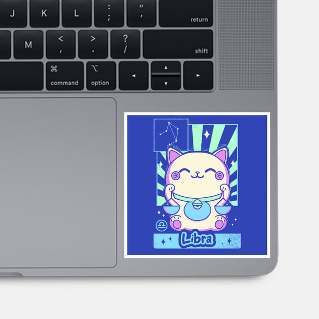 Kawaii Zodiac Libra-None-Glossy-Sticker-Donnie