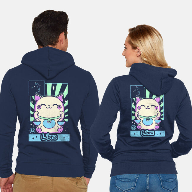 Kawaii Zodiac Libra-Unisex-Zip-Up-Sweatshirt-Donnie