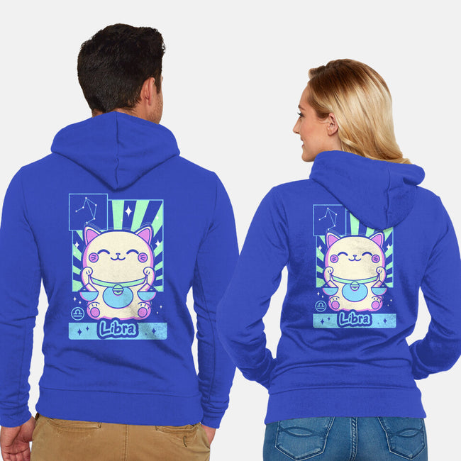 Kawaii Zodiac Libra-Unisex-Zip-Up-Sweatshirt-Donnie
