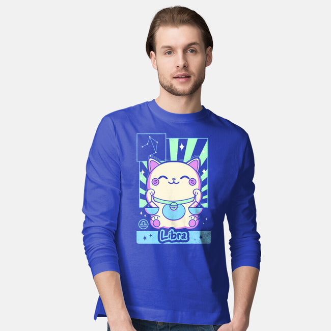 Kawaii Zodiac Libra-Mens-Long Sleeved-Tee-Donnie
