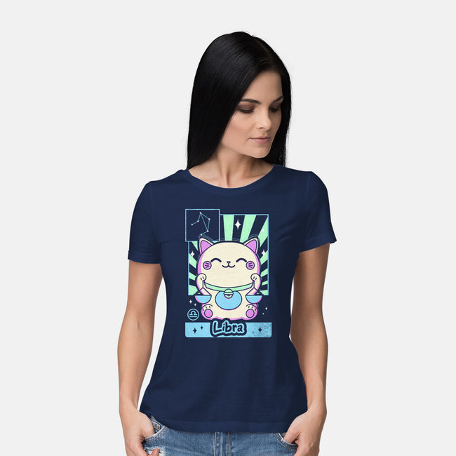Kawaii Zodiac Libra-Womens-Basic-Tee-Donnie