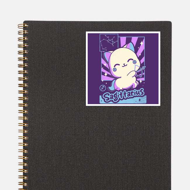 Kawaii Zodiac Sagittarius-None-Glossy-Sticker-Donnie