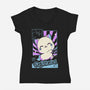 Kawaii Zodiac Sagittarius-Womens-V-Neck-Tee-Donnie