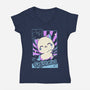 Kawaii Zodiac Sagittarius-Womens-V-Neck-Tee-Donnie